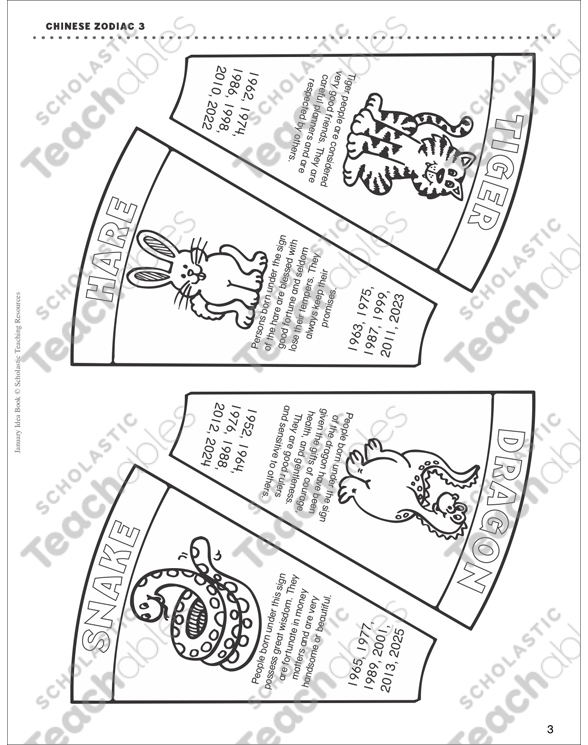 Chinese Zodiac Wheel Printable Craftivities graphic about Chinese Zodiac Printable titled Chinese Zodiac Wheel Printable Craftivities