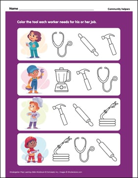 Workers and Tools (Community Helpers)
