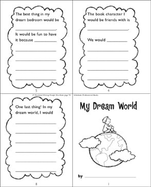 My Dream World  Printable Mini-Books