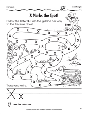 Find Letter X Worksheet - A Worksheet Blog