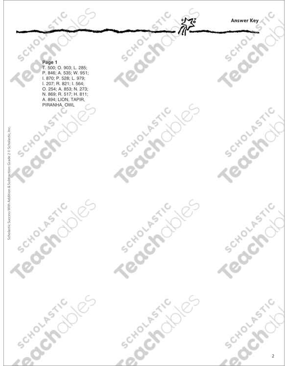 Animal Facts (Add/Subtract 3-Digit Numbers) | Printable ...