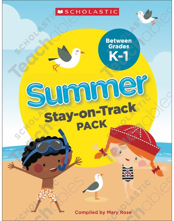 Summer Stay-on-Track Pack Between Grades K and 1 | Printable