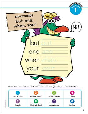 Sight Word Packet 10