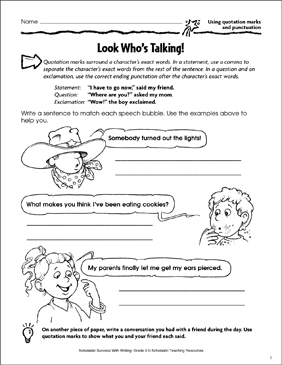 Dialogue Worksheets, Practice Activities, & Printable Lesson ...