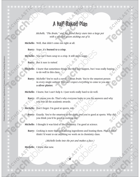 A HalfBaked Plan (Cooking and Eating Idioms) ReadAloud Play