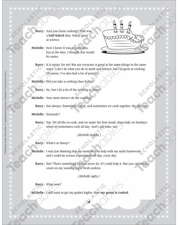 A HalfBaked Plan (Cooking and Eating Idioms) ReadAloud Play