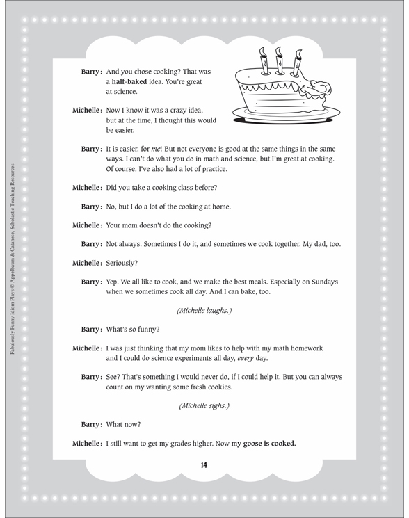 A HalfBaked Plan (Cooking and Eating Idioms) ReadAloud Play