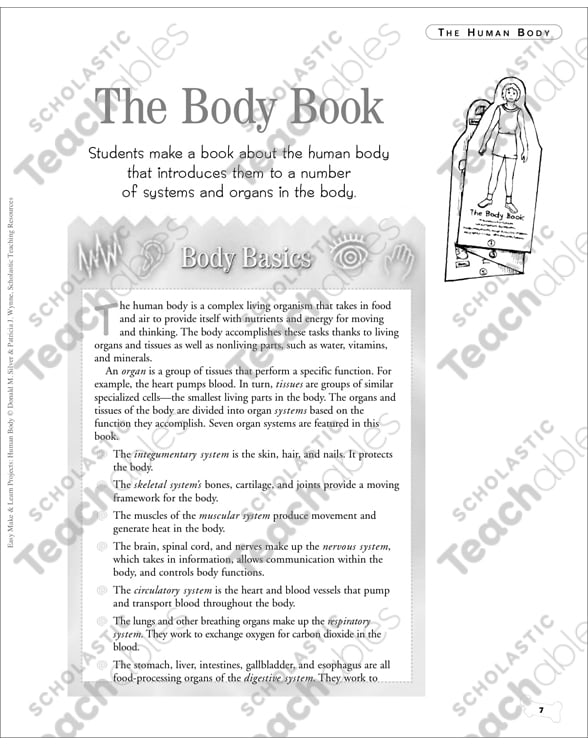 The Body Book | Printable Mini-Books
