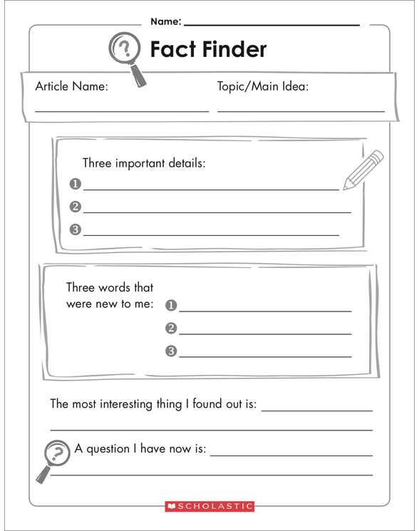 At the Library: Text &amp; Organizer | Printable Graphic Organizers and Texts
