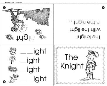 The Knight (-ight term household) Printable Mini-Publications picture relating to Word Families Printable named The Knight (-ight term household) Printable Mini-Textbooks