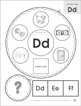 【3冊】 D.D.D. ディー・ディー・ディー #0001/0002/0003 Letter Tt: Lift-the-Flap Alphabet | Printable Research and Study Tools