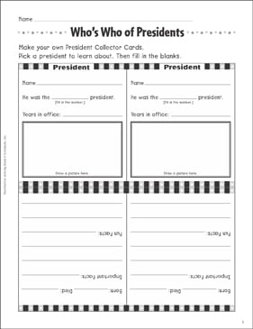 White House Lift-the-Flap Tour: Election Activities | Printable Cut and  Pastes