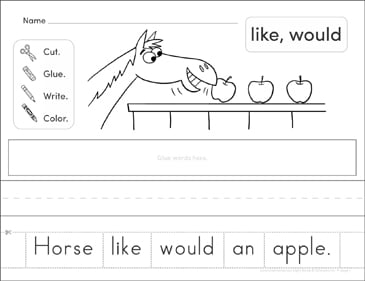 horses worksheets activities printable lesson plans for kids