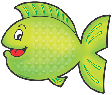 Green Fish  Printable Clip Art and Images