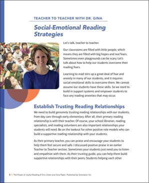 Social-Emotional Strategies: Power of Joyful Reading ...