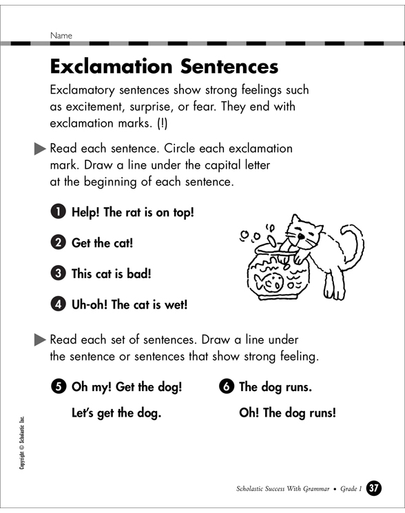 exclamation-sentences-printable-skills-sheets