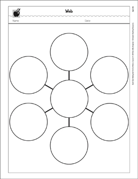 Web Graphic Organizer Printable Graphic Organizers Classroom Management And Teacher Tools