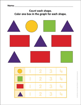Graph Shapes: Little Skill Seekers–Basic Concepts | Printable ...