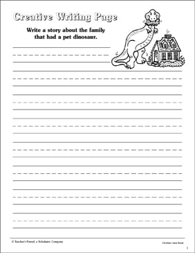 Printable Stationery Templates for Students, Friendly Letters