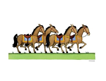 trotting horse clip art