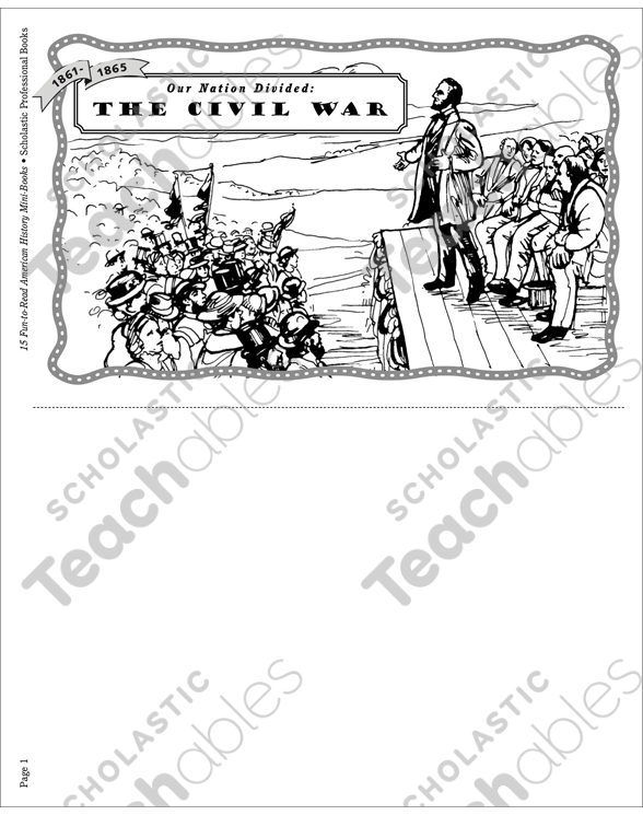 The Civil War (1861-1865) | Printable Mini-Books