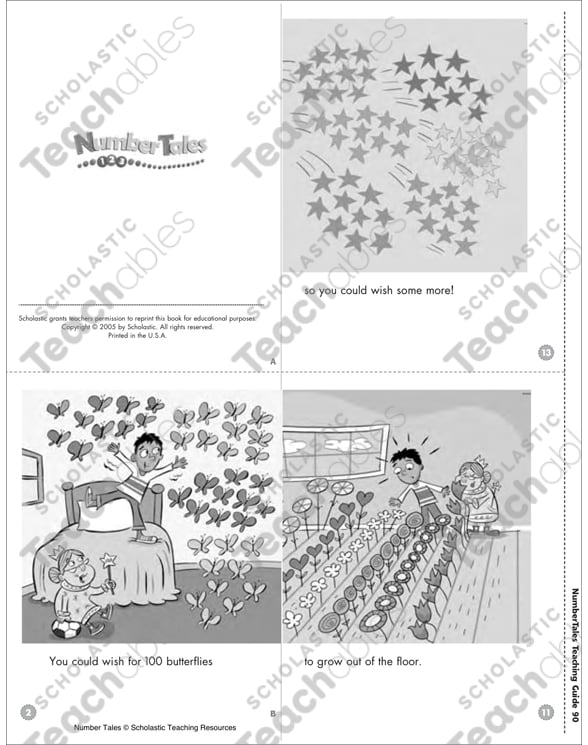 100 Wacky Wishes (100): Number Tale | Printable Mini-Books