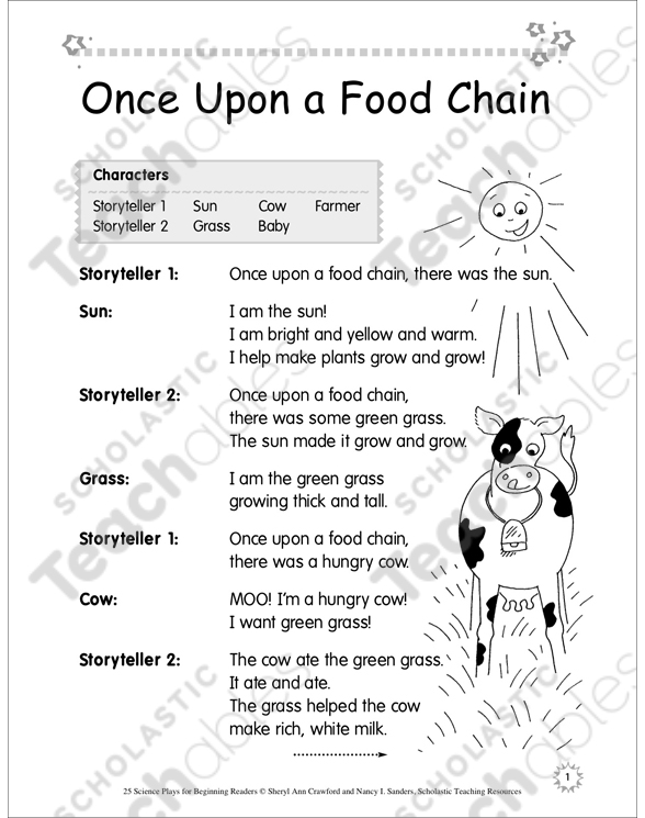 Once Upon a Food Chain: Science Play | Printable Texts