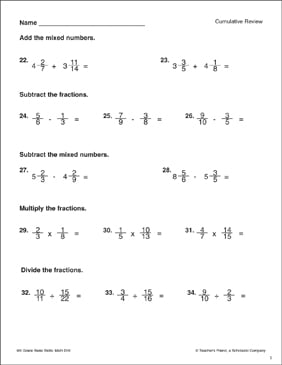multiplying and dividing fractions worksheets pdf grade 6 - Debrah Carvalho
