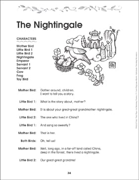 The Nightingale Fairy Tale Play Printable Texts