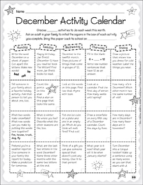 December - Activity Calendar & Stationery | Printable Calendars, Lined  Stationery