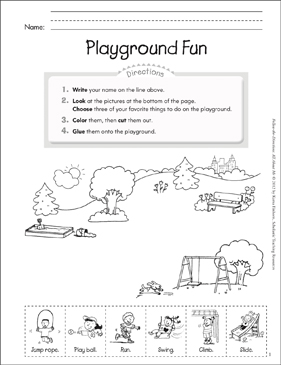 Exercise and Fitness Printable Worksheets for Preschool & Elementary |  Scholastic