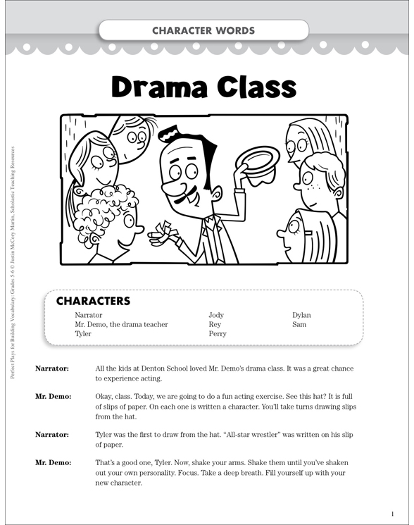 drama-class-character-words-vocabulary-building-play-printable