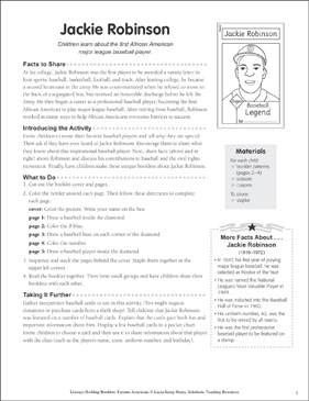 Jackie Robinson: Literacy-Building Booklet | Printable Mini-Books