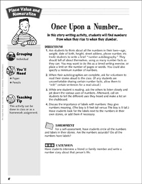 Once Upon a Number: Place Value & Numeration | Printable ...