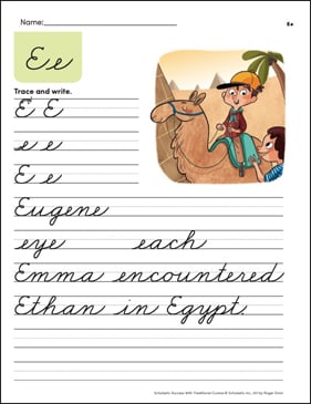 Eib Cursive Product Detail Page