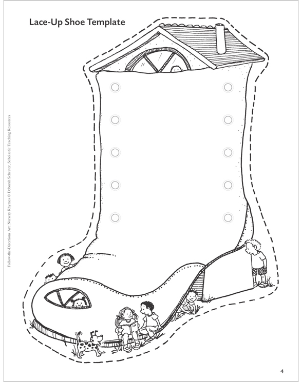 Printables Old Lady Who Lived In A Shoe