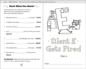 silent e worksheets word lists practice activities printable lesson plans for kids