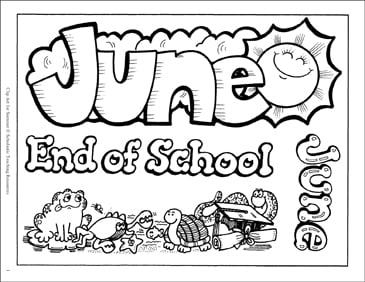 end of school year clipart