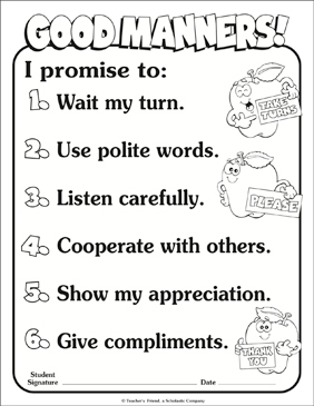 36+ Good Manners Worksheets For Kindergarten PNG – Tunnel To Viaduct Run