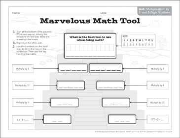 Marvelous Math Tool (Multiplying by 1- and 2-Digit Numbers ...
