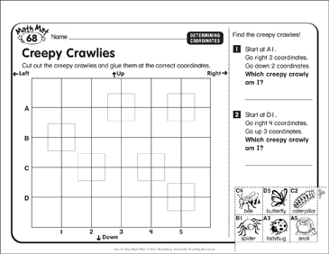 Creepy Crawlies: Day-by-Day Math Mat | Printable Skills ...