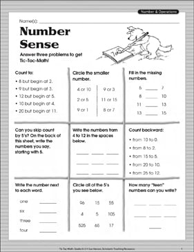Download Number Sense Book 20 Pics