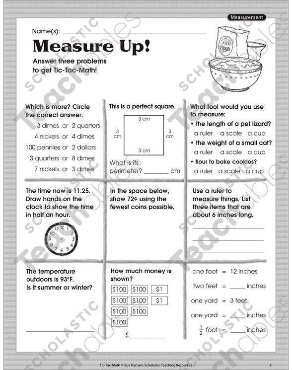 Measurement and Metric Equivalent Chart