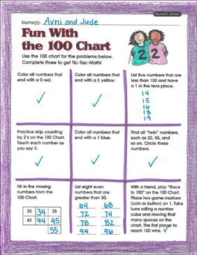 Fun With the 100 Chart
