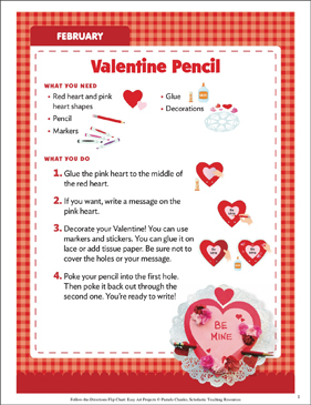 Valentine Pencil Art Project
