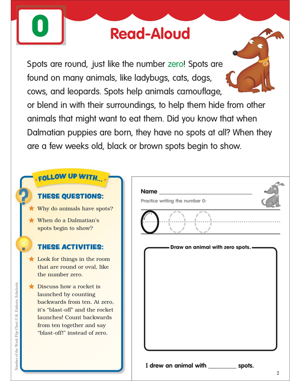 0 zero number practice printable skills sheets