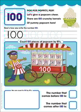 【限定販売】 100 Sheets Skills Printable | Practice Number Hundred): (One 絵本・児童書