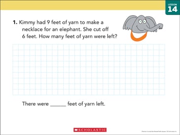 Measurement Subtraction Problems: Bar Model Math | Printable Skills ...
