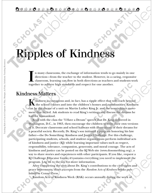 The Ripple Effect Kindness Day Activity (Teacher-Made)