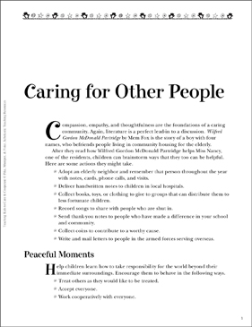 Caring for Other People: Teaching Kids to Care & Cooperate ...